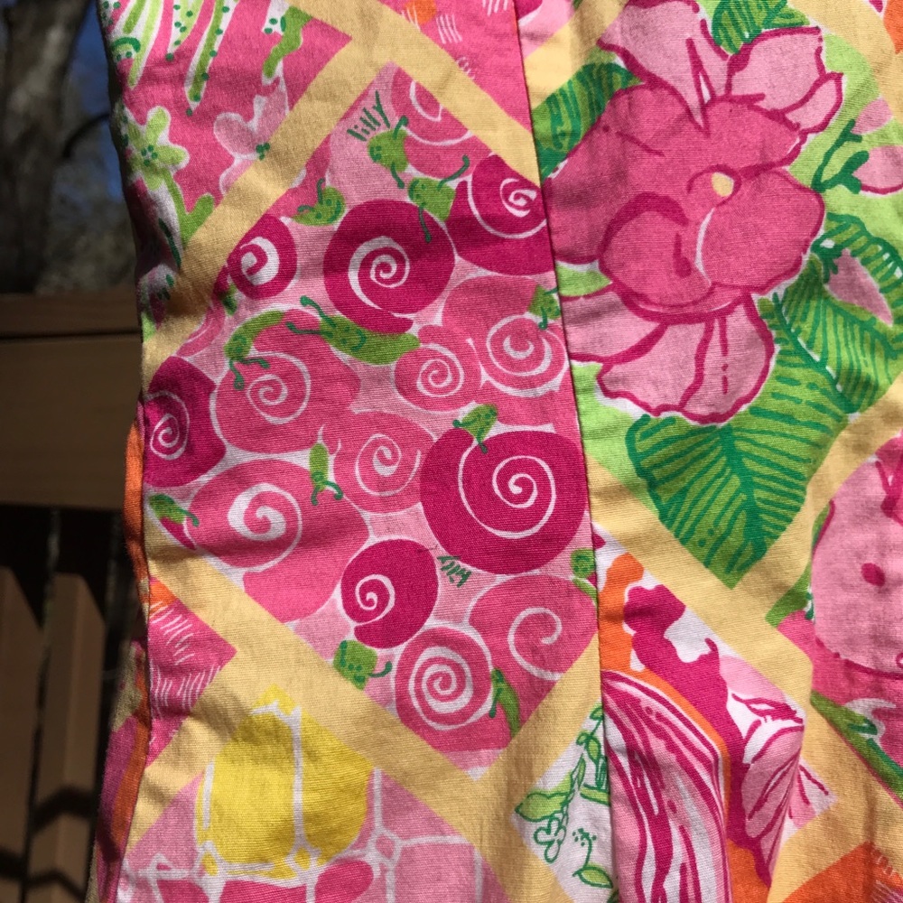 Pristine Lilly Pulitzer Patchwork Dress - image 7